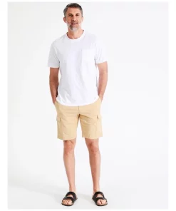 New 🔔 Tommy Hilfiger 1985 Harlem Cargo Shorts In Clayed Pebble 🎁