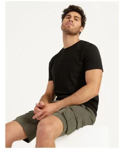 Budget 🔥 Maddox Calvin Cargo Short Khaki Green 🛒