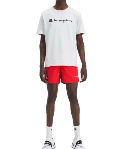 Hot Sale 🌟 Champion Script Swim Short In Vermillion 🎉 -Maddox Shop unnamed file 276