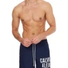 Coupon 🛒 Calvin Klein Intense Power Logo Medium Swimshort In Navy 😀