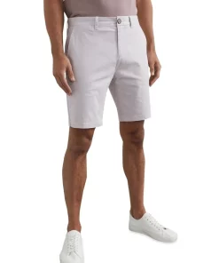 New 😀 French Connection Slim Chino Short In Lilac 💯