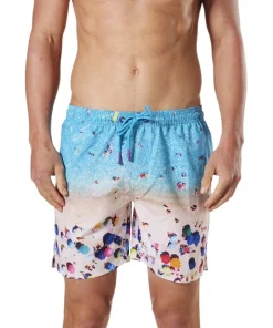 New 🎁 Mitch Dowd Men's Beach Repreve Swimshort In Multi 💯