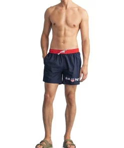 Promo 👍 Gant Retro Shield Swim Short In Evening Blue 🎉