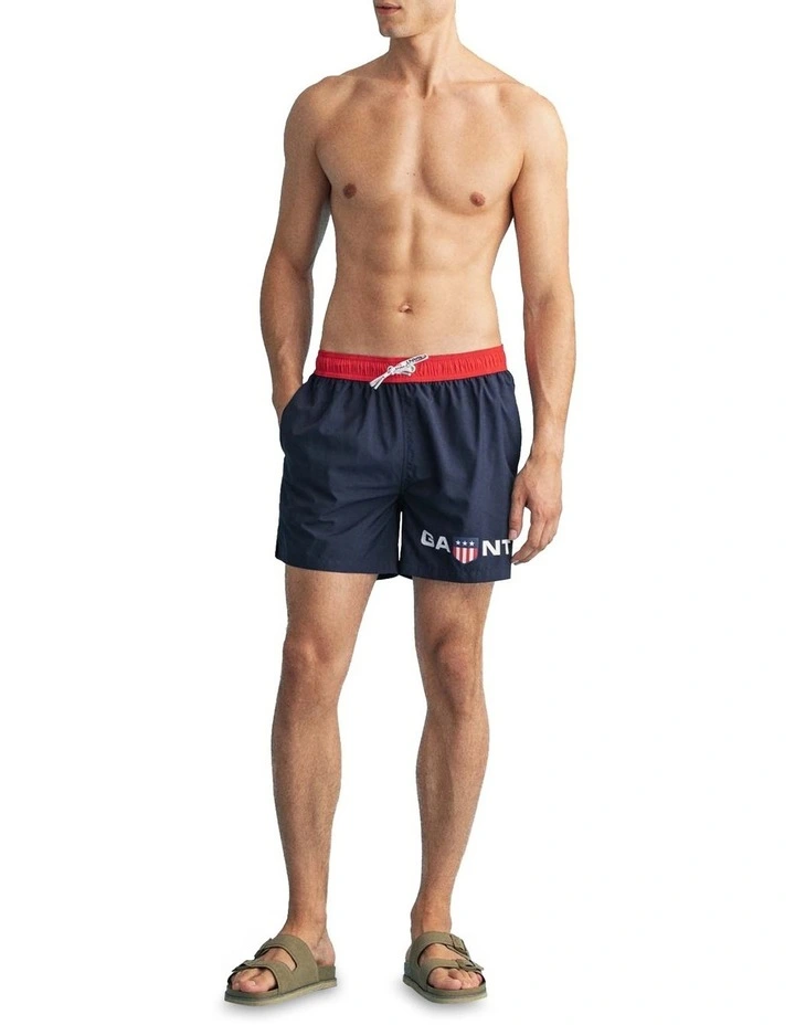 Promo π Gant Retro Shield Swim Short In Evening Blue π 3 Promo π Gant Retro Shield Swim Short In Evening Blue π