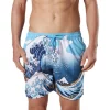 Best Pirce 👍 Mitch Dowd Men's The Great Wave Repreve Swimshort In Blue 🎉 -Maddox Shop unnamed file 346