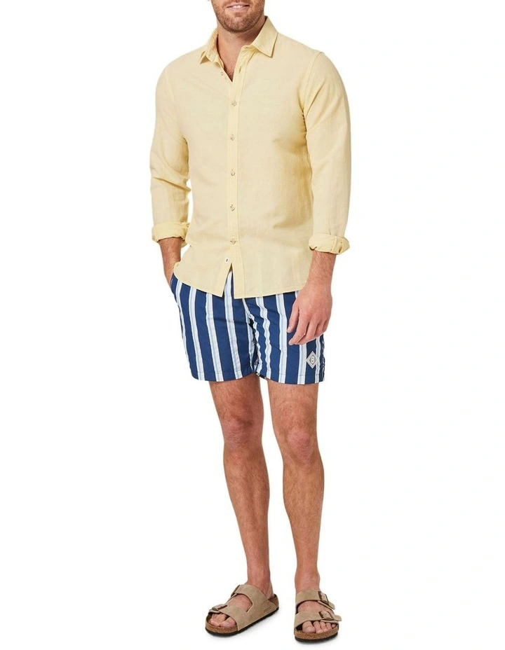 Promo π Blazer Harry Multi Stripe Swim Short In Navy/White π 5 Promo π Blazer Harry Multi Stripe Swim Short In Navy/White π - Image 3