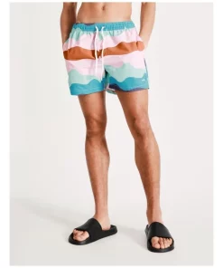 Hot Sale 🔥 Kenji Swim Wave Stripe Swim Short In Multi 🛒 -Maddox Shop unnamed file 372