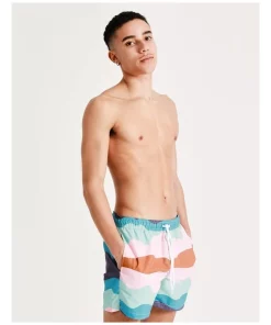 Hot Sale 🔥 Kenji Swim Wave Stripe Swim Short In Multi 🛒 -Maddox Shop unnamed file 373