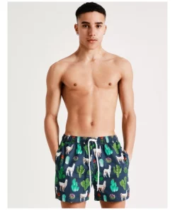 Brand new ❤️ Kenji Swim Prickly Llama Swim Short In Navy 👍 -Maddox Shop unnamed file 415