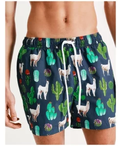 Brand new ❤️ Kenji Swim Prickly Llama Swim Short In Navy 👍 -Maddox Shop unnamed file 419