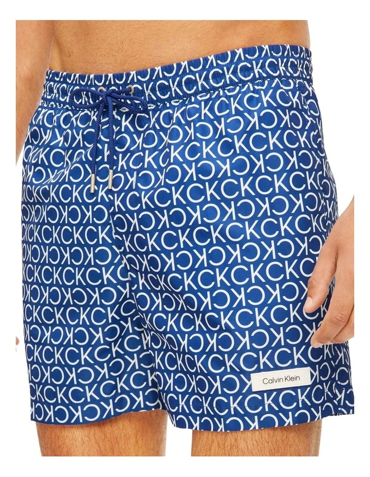 Best Pirce π Calvin Klein Core Solids Iconic Logo Medium Swimshort In Blue/White π 4 Best Pirce π Calvin Klein Core Solids Iconic Logo Medium Swimshort In Blue/White π - Image 2