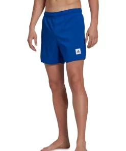 Outlet 🥰 Adidas Short Length Solid Swim Shorts In Blue 🧨