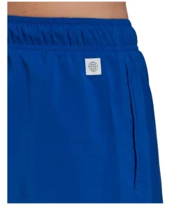 Outlet 🥰 Adidas Short Length Solid Swim Shorts In Blue 🧨 -Maddox Shop unnamed file 465