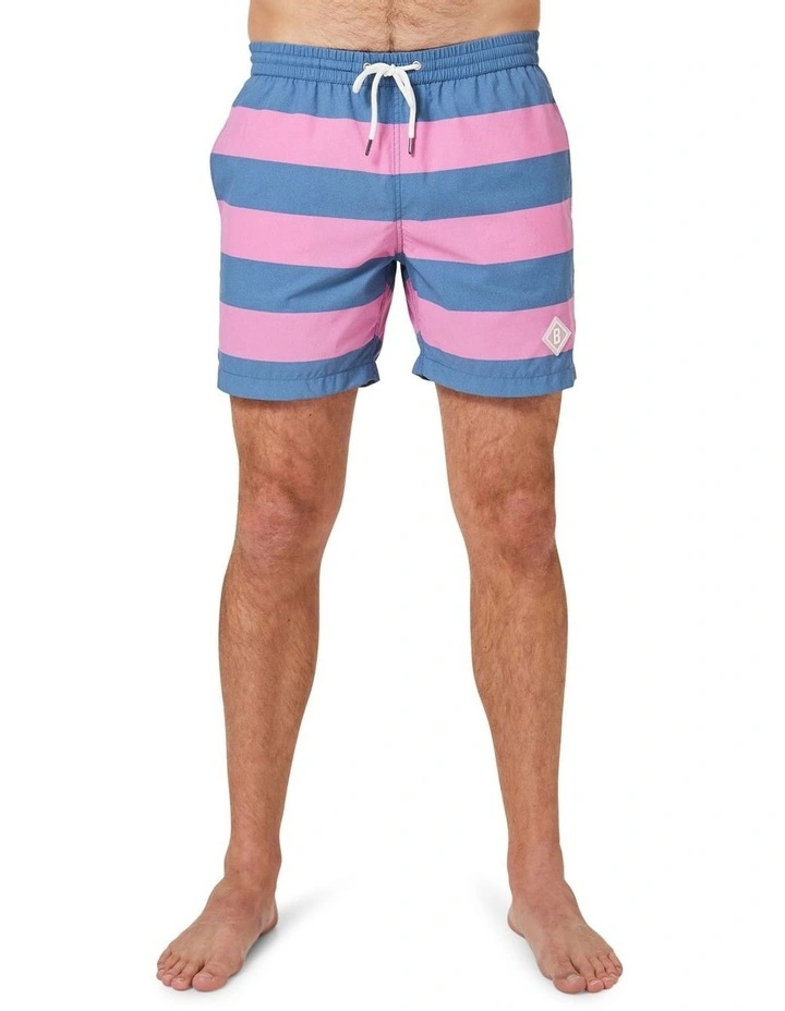 Wholesale ✔️ Blazer Knox Block Stripe Swim Short Denim/Taffy ✔️ 3 Wholesale ✔️ Blazer Knox Block Stripe Swim Short Denim/Taffy ✔️