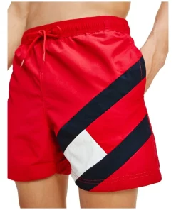 Flash Sale 🎉 Tommy Hilfiger Solid Flag Swimshort Primary In Red ✨ -Maddox Shop unnamed file 533