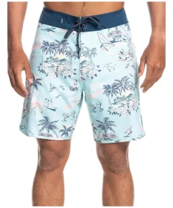 Buy 🧨 Quiksilver Surfsilk Mystic Sessions 18 Boardshorts Light Blue 🎁