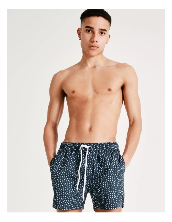 Cheap π Kenji Swim Flocking Flamingos Swim Short In Blue π 5 Cheap π Kenji Swim Flocking Flamingos Swim Short In Blue π - Image 3