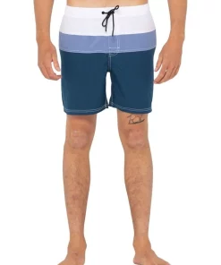 Promo ✨ Rusty Marble Bar Elastic Boardshort In Blue 💯