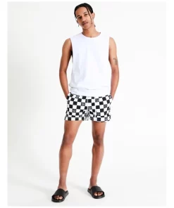 Coupon 🔥 Kenji Swim Checked Out Swim Short In Black 🔥 -Maddox Shop unnamed file 637