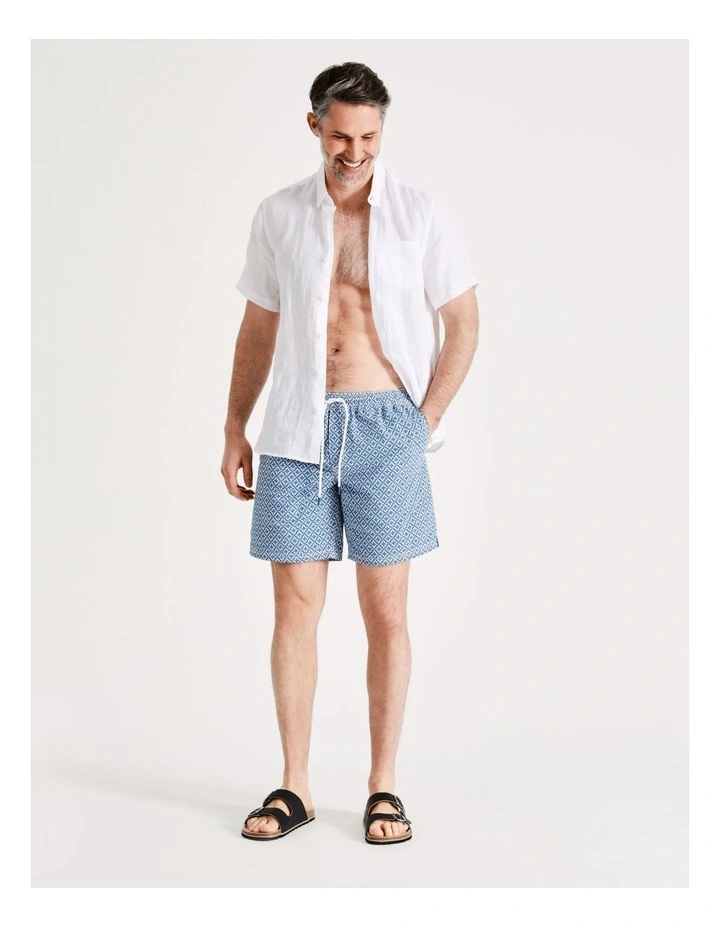 Deals π Reserve Swim Geo Swimshort In Blue β 3 Deals π Reserve Swim Geo Swimshort In Blue β