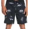 Best Pirce 🔥 Quiksilver Surfsilk Scallop 18" Boardshort In Black 🌟