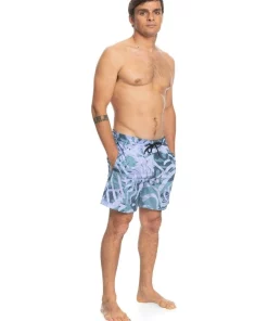 Promo 🧨 Quiksilver Volley 17" Boardshort In Majolica Blue ⭐ -Maddox Shop unnamed file 669
