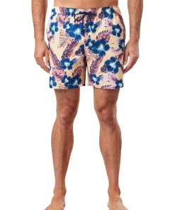 Buy 🔥 Gazman Hibiscus Swim Short In Orange 🧨