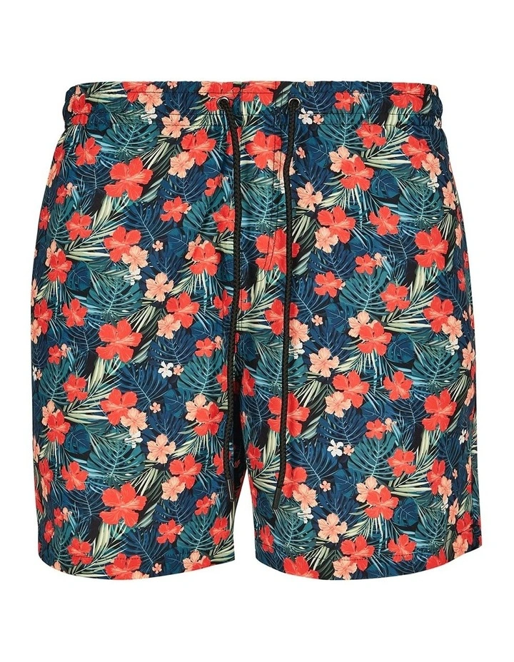 Buy ⭐ Urban Classics Tropical Pattern Swim Shorts In Multi ✔️ 7 Buy ⭐ Urban Classics Tropical Pattern Swim Shorts In Multi ✔️ - Image 5