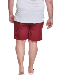 Best Pirce 🛒 Urban Classics Block Swim Shorts In Cherry 😀 -Maddox Shop unnamed file 704