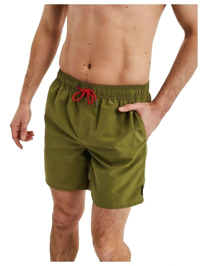 Flash Sale ✔️ Coast Clothing Co Essential Boardshorts In Olive ⭐ 6 Flash Sale ✔️ Coast Clothing Co Essential Boardshorts In Olive ⭐ - Image 4