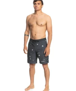 Buy 👍 Quiksilver The Beachshort 19" Boardshort In Black 👍 -Maddox Shop unnamed file 832