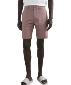 Discount ✨ French Connection Slim Chino Short In Rose ✔️