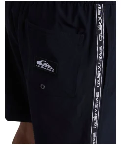 Budget 😀 Stab X Quiksilver Volley 17" Shorts In Black 😍 -Maddox Shop unnamed file 861