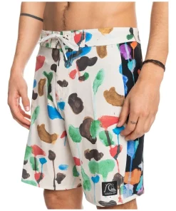 Best Sale 👏 Quiksilver Original Arch Blank Canvas 18" Boardshorts In Birch 🔥 -Maddox Shop unnamed file 922