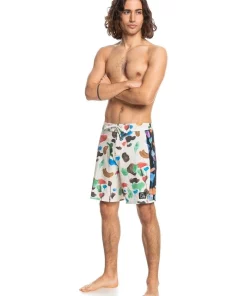 Best Sale 👏 Quiksilver Original Arch Blank Canvas 18" Boardshorts In Birch 🔥 -Maddox Shop unnamed file 924