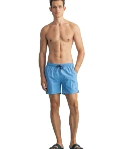 Deals 🎉 Gant Basic Swim Shorts Classic Fit In Blue ⌛